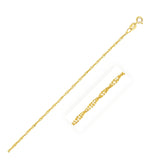 10K Yellow Gold Singapore Anklet (1.5mm)