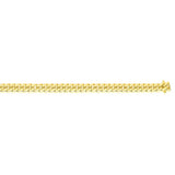 10K Yellow Gold Classic Miami Cuban Solid Bracelet (6.10 mm)