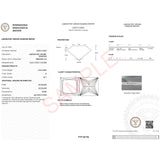 1 Carat Princess Lab Grown IGI G/VS1 Diamond Solitaire Ring in 14K White Gold