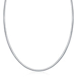 Sterling Silver Classic Omega Chain Necklace (3.0 mm)