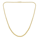 Graduated Bead Necklace in 14K Yellow Gold