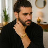 10k Yellow Gold Classic Miami Cuban Solid Bracelet (8.20 mm)