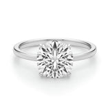 3 Carat Cushion Lab Grown IGI G/VS1 Diamond Solitaire Ring in 10K White Gold