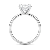 3 Carat Cushion Lab Grown IGI G/VS1 Diamond Solitaire Ring in 10K White Gold