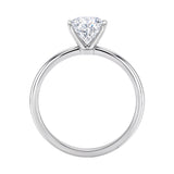 3 Carat Radiant Lab Grown IGI G/VS1 Diamond Solitaire Ring in 10K White Gold