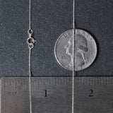 10k White Gold Classic Box Chain (0.45 mm)