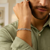 Sterling Silver Anchor Chain Bracelet (6.40 mm)