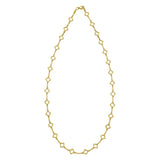 14K Yellow Gold Clover Link Necklace (7.00 mm)