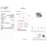 5 Carat Cushion Lab Grown IGI G/VS1 Diamond Solitaire Ring in 10K Yellow Gold