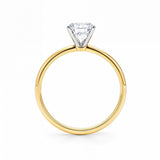 1.50Ct Radiant Lab Grown IGI G/VS1 Diamond Ring in 10K Yellow Gold