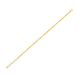 Duo Bead Bracelet in 14K Yellow Gold (3.00mm)