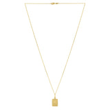 Sun and Stars Necklace in 14K Yellow Gold