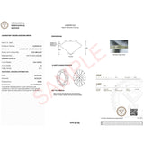 2 Carat Oval Lab Grown IGI G/VS1 Diamond Solitaire Ring in 10K White Gold