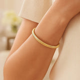 Tubogas Bracelet  in 14K Yellow Gold (5.00 mm)