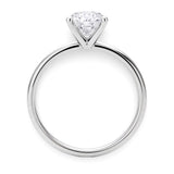 1 1/2 Carat Round Lab Grown IGI G/VS1 Diamond Solitaire Ring in Sterling Silver