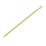 Silk Rope Chain Bracelet in 14k Yellow Gold  (4.30 mm)