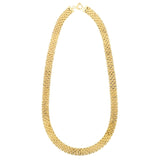 Panther Link Necklace in 14K Yellow Gold (9.60 mm)