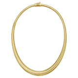 14K Yellow Gold Graduated Tubogas Necklace