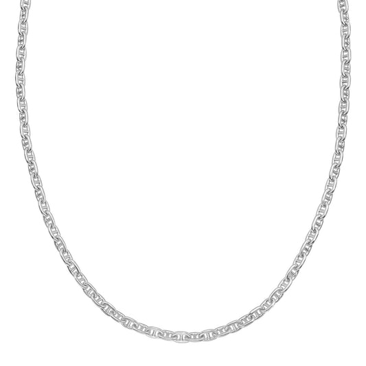 Sterling Silver Anchor Chain Necklace (4.30 mm)