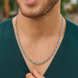 Sterling Silver Anchor Chain Necklace (4.30 mm)