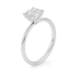 2 Carat Princess Lab Grown IGI G/VS1 Diamond Solitaire Ring in 14K White Gold