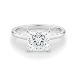 2 Carat Princess Lab Grown IGI G/VS1 Diamond Solitaire Ring in 14K White Gold