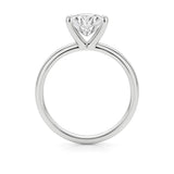 2 Carat Princess Lab Grown IGI G/VS1 Diamond Solitaire Ring in 14K White Gold