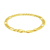 10k Yellow Gold Lite Figaro Bracelet (6.60 mm)