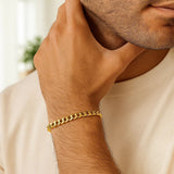10k Yellow Gold Light Miami Cuban Bracelet (5.50 mm)