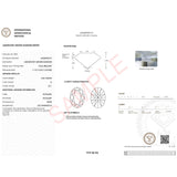 3 Carat Oval Lab Grown IGI G/VS1 Diamond Solitaire Ring in 14K Yellow Gold