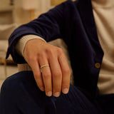 14k Yellow Gold Textured Comfort Fit Wedding Band(2.50 mm)