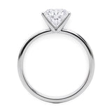 2 Carat Round Lab Grown IGI G/VS1 Diamond Solitaire Ring in Sterling Silver