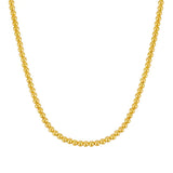 14k Yellow Gold Bead Chain Necklace(4mm)