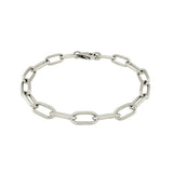 Sterling Silver Wide Paperclip Chain Bracelet (6.50 mm)