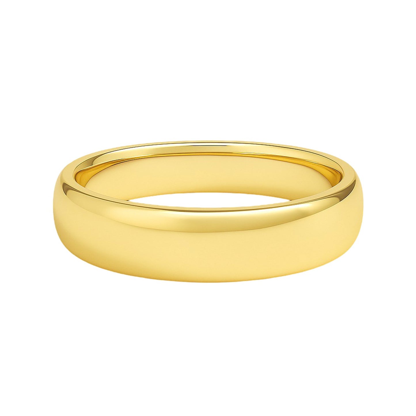 14k Yellow Gold Comfort Fit Wedding Band(5.00 mm)