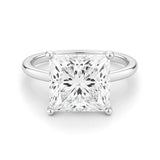 5 Carat Princess Lab Grown IGI G/VS1 Diamond Solitaire Ring in 10K White Gold