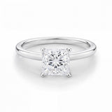 1 Carat Princess Lab Grown IGI G/VS1 Diamond Solitaire Ring in 10K White Gold
