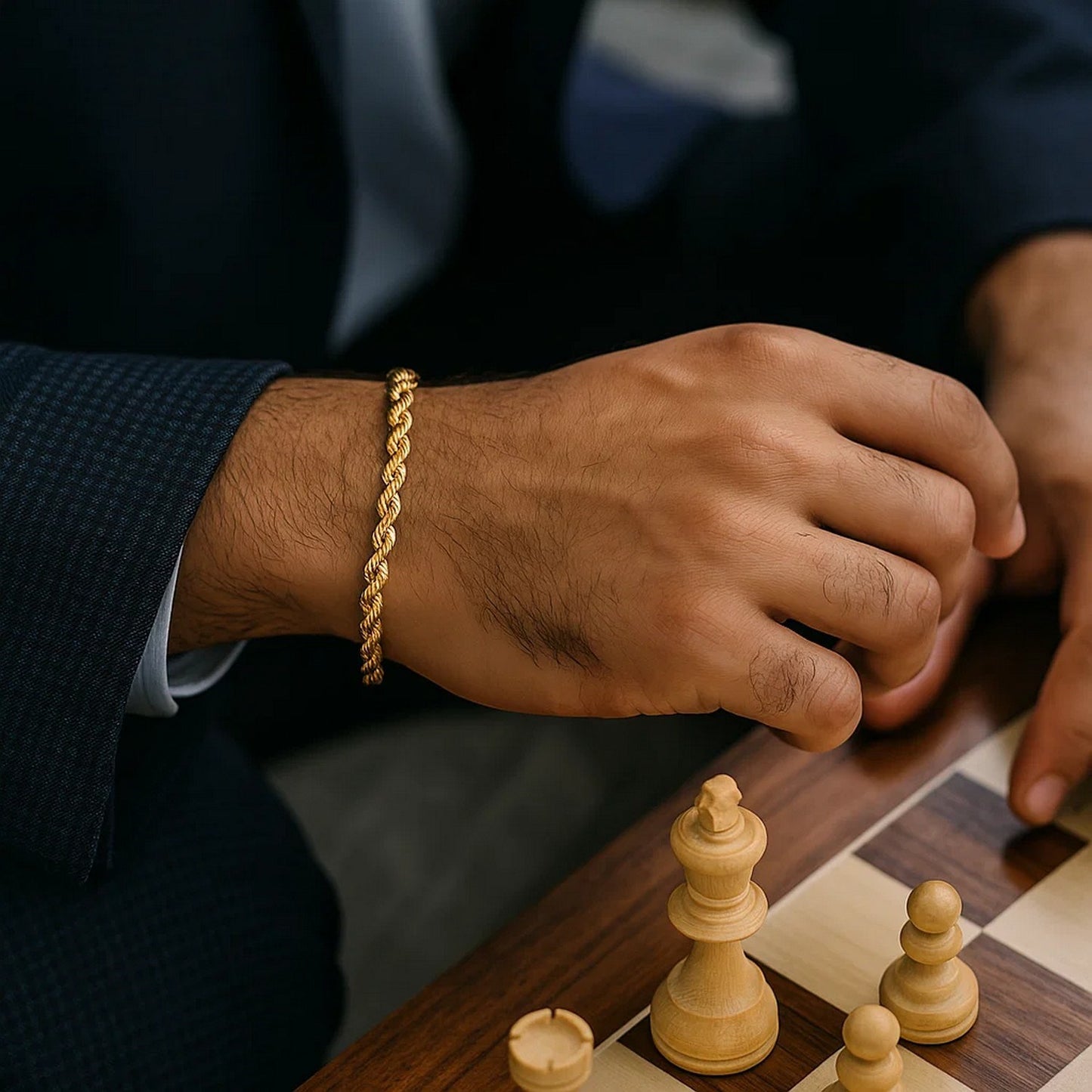 10k Yellow Gold Solid Diamond Cut Rope Bracelet (4.00 mm)