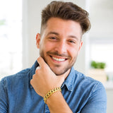 10k Yellow Gold Semi Solid Miami Cuban Bracelet (10.70 mm)