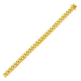 10k Yellow Gold Semi Solid Miami Cuban Bracelet (6.10 mm)