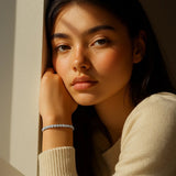 Lab Grown Round Diamond Tennis Bracelet in 14k White Gold (3 cctw F/G  VS2/SI1)