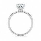 1 1/2 Carat Cushion Lab Grown IGI G/VS1 Diamond Solitaire Ring in 10K White Gold