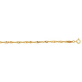 10k Yellow Gold Singapore Bracelet (1.50 mm)