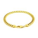 10k Yellow Gold Light Miami Cuban Bracelet (7.00 mm)