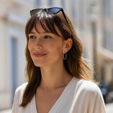 10k Yellow Gold Polished Hoop Earrings (2x30mm)