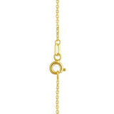 Dove Necklace in 14K Yellow Gold