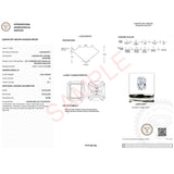 3 Carat Radiant Lab Grown IGI G/VS1 Diamond Solitaire Ring in 14K White Gold