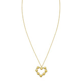 14K Yellow Gold Diamond Cut Cable Chain Necklace
