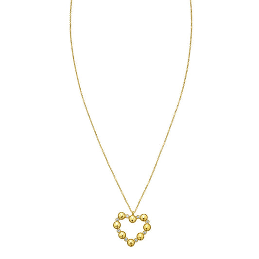 14K Yellow Gold Diamond Cut Cable Chain Necklace