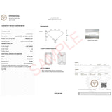 2 Carat Emerald Lab Grown IGI G/VS1 Diamond Solitaire Ring in 10K White Gold